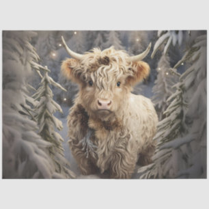 Papel De Seda Terras Altas e Quarescas de Inverno