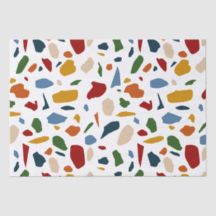 Papel De Seda Terrazzo Pattern Colorful