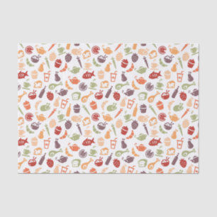 Papel De Seda Teste padrão 2 da comida