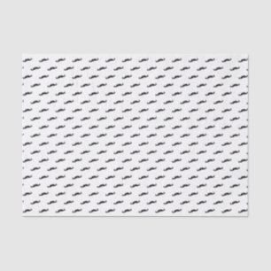 Papel De Seda Teste padrão 2 do hipster do bigode