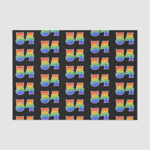 Papel De Seda Teste padrão "54" do espectro do arco-íris do