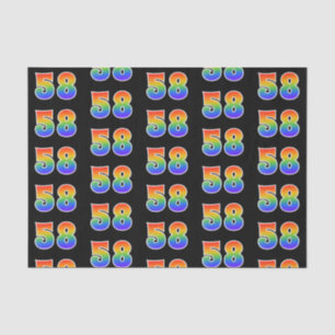 Papel De Seda Teste padrão "58" do espectro do arco-íris do