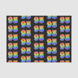 Papel De Seda Teste padrão "95" do espectro do arco-íris do