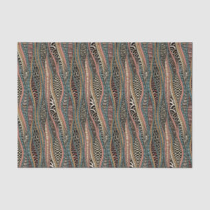 Papel De Seda Teste padrão abstrato no estilo étnico