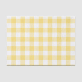Papel De Seda Teste padrão amarelo da verificação do búfalo