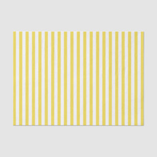 Papel De Seda Teste padrão amarelo e branco simples das listras