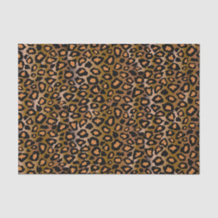 Papel De Seda Teste padrão animal do impressão do leopardo