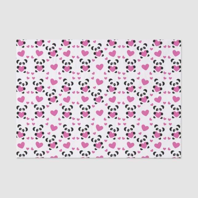 Papel De Seda Teste padrão ao dia do amor (Frente )