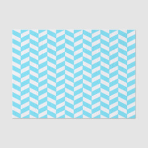 Papel De Seda Teste padrão azul brilhante branco da modificaç