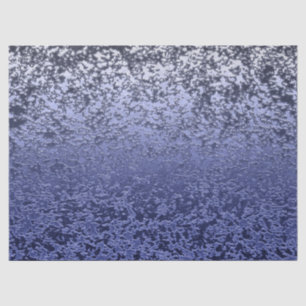 Papel De Seda Teste padrão azul e branco gelado do Crackle de
