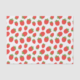 Papel De Seda Teste padrão bonito da morango