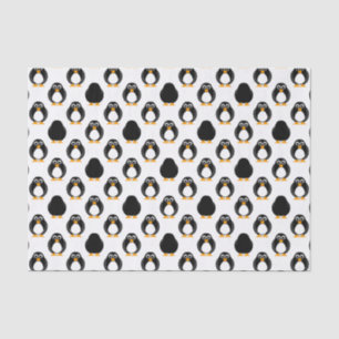 Papel De Seda Teste padrão bonito do pinguim