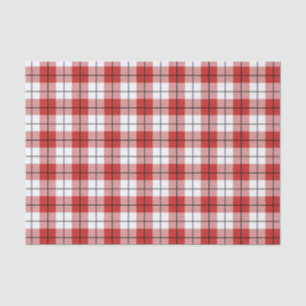 Papel De Seda Teste padrão branco do país rústico & preto