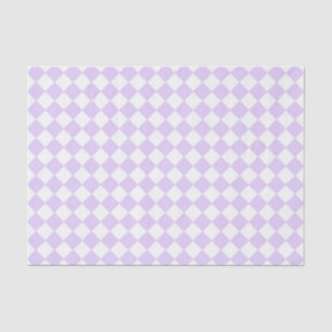 Papel De Seda Teste padrão Checkered do diamante roxo