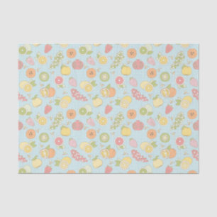 Papel De Seda Teste padrão com frutas e bagas