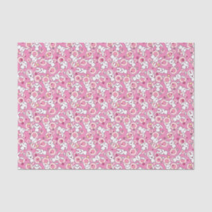 Papel De Seda teste padrão cor-de-rosa do kawaii