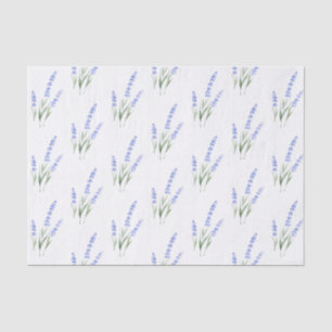 Papel De Seda Teste padrão da lavanda da aguarela