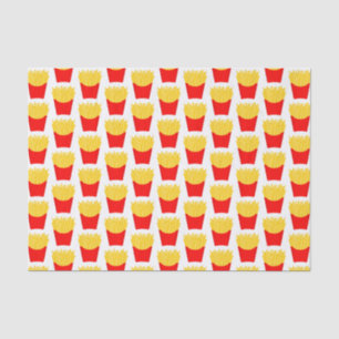 Papel De Seda Teste padrão das batatas fritas