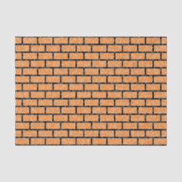 Papel De Seda Teste padrão de 8 bits alaranjado Geeky dos