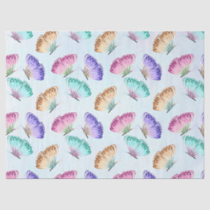 Papel De Seda Teste padrão de borboleta Pastel bonito da