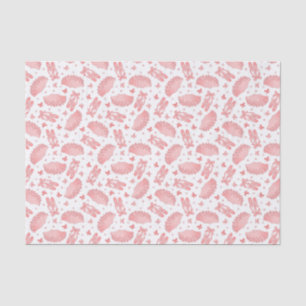 Papel De Seda Teste padrão de estrela cor-de-rosa do balé