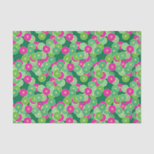 Papel De Seda Teste padrão de flor do art deco - máscaras de