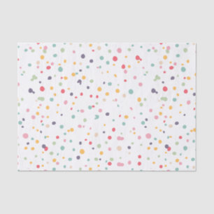 Papel De Seda Teste padrão de pontos colorido bonito dos