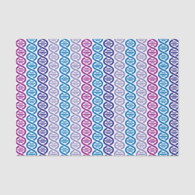 Papel De Seda Teste padrão do ADN (Frente )