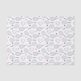 Papel De Seda Teste padrão do amor do tênis