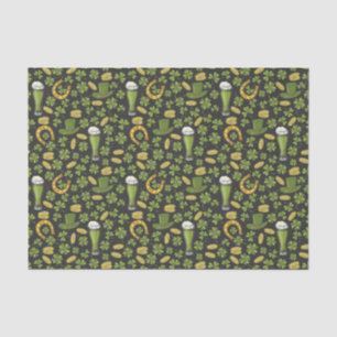 Papel De Seda Teste padrão do dia de St Patrick
