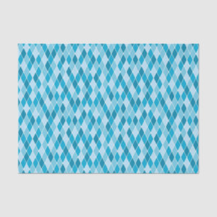 Papel De Seda Teste padrão do inverno do Harlequin