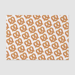 Papel De Seda Teste padrão do pretzel macio
