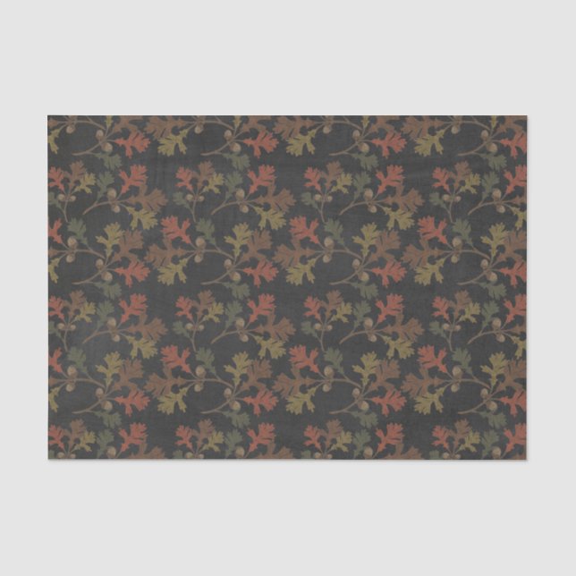 Papel De Seda Teste padrão do quadro do outono da acção de (Frente )
