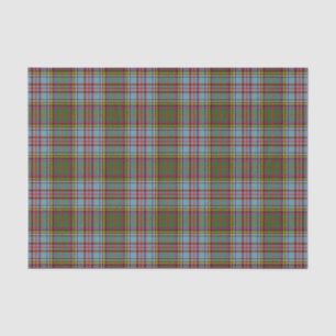 Papel De Seda Teste padrão do Tartan da família de Anderson