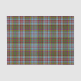 Papel De Seda Teste padrão do Tartan da família de Anderson