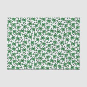 Papel De Seda Teste padrão do trevo dos trevos