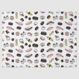 Papel De Seda Teste padrão dos caráteres do sushi