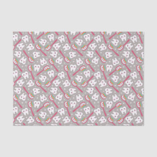 Papel De Seda Teste padrão dos dentes do arco-íris