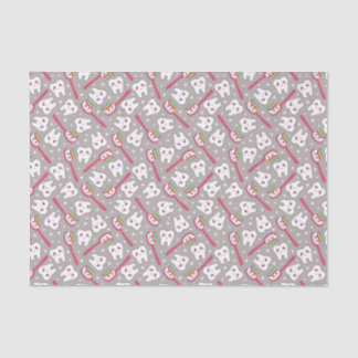 Papel De Seda Teste padrão dos dentes do arco-íris