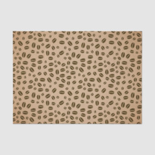 Papel De Seda Teste padrão dos feijões de café
