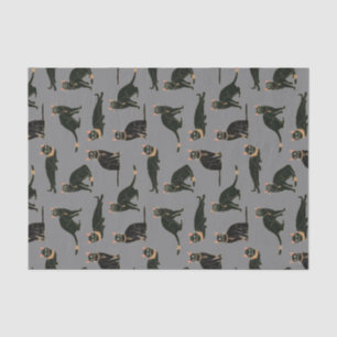 Papel De Seda Teste padrão dos gatos egípcios