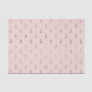 Papel De Seda Teste padrão Dourado cor-de-rosa elegante da