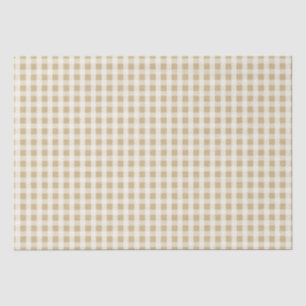 Papel De Seda Teste padrão Dourado da verificação do guingão