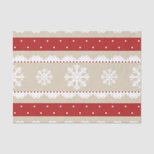 Papel De Seda Teste padrão elegante do Natal com flocos de neve