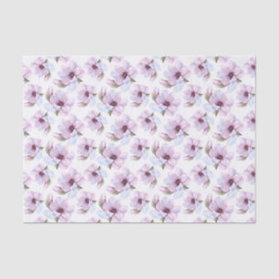 Papel De Seda Teste padrão floral romântico