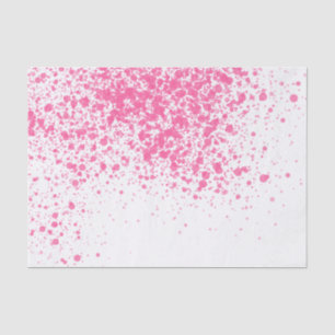 Papel De Seda Teste padrão moderno cor-de-rosa feminino da