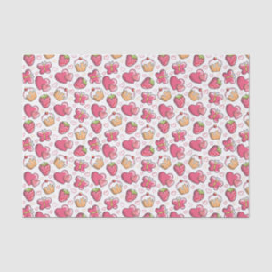 Papel De Seda teste padrão romântico da comida