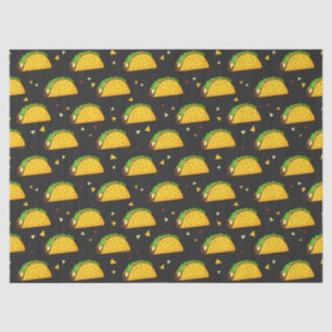 Papel De Seda Teste padrão saboroso do Taco