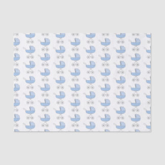 Papel De Seda Teste padrão simples do carrinho de criança de