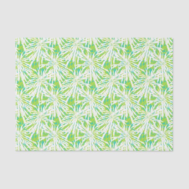 Papel De Seda Teste padrão tropical das folhas de palmeira (Frente )